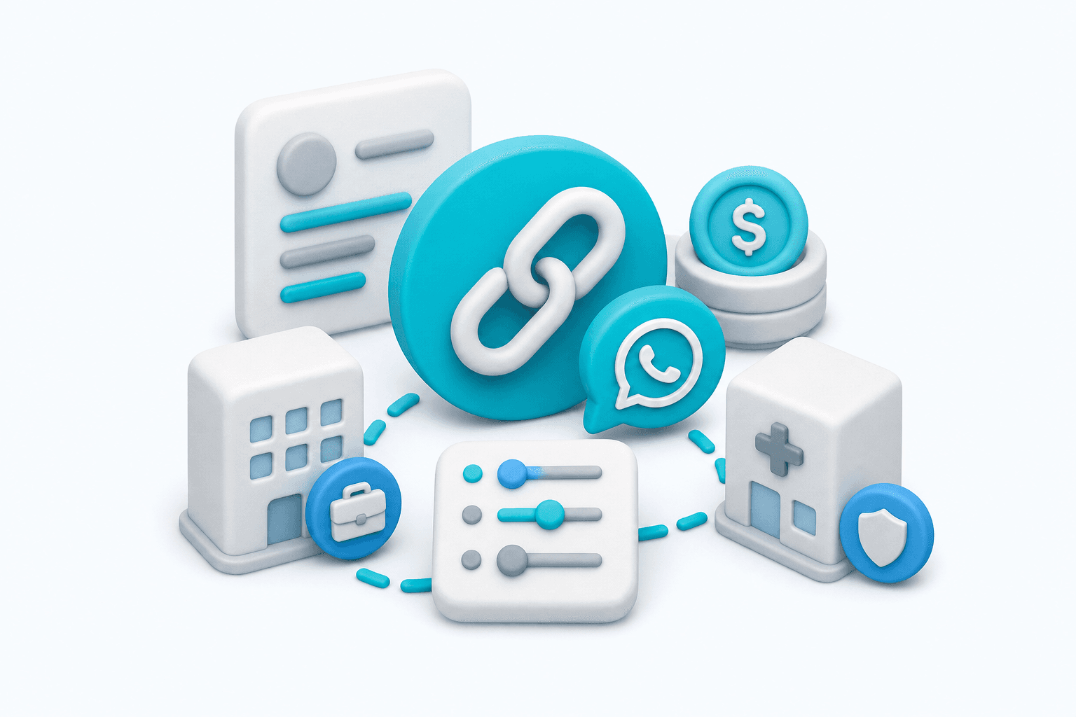 Activación de links de pago y configuración de cobranza para cartera — En 48 horas el equipo puede enviar links por WhatsApp para copagos. Para empresas paga...